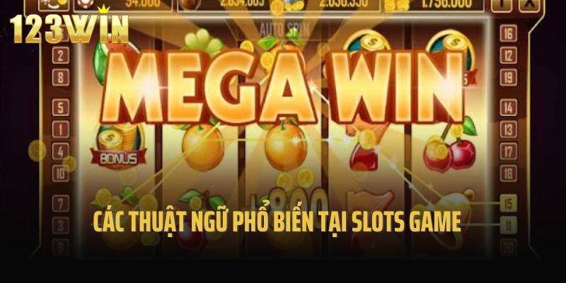 Các thuật ngữ phổ biến tại slots game